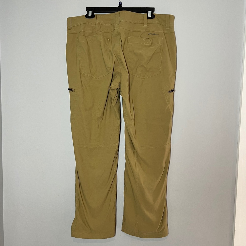 Eddie Bauer First Ascent Mens 38x30‎ Fleece Lined Guide Pants Tan Hiking Gorp